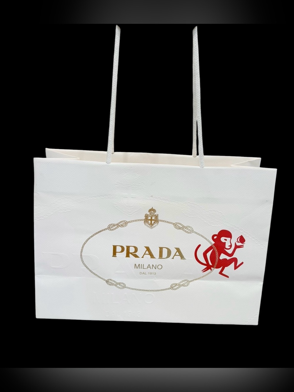 Prada Milano Shopping Bag 2016 Year of the Monkey Collection